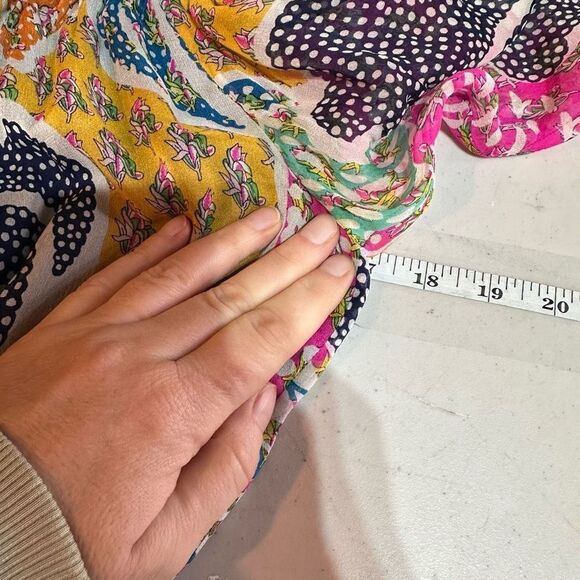 Diane Von Furstenberg Womens Silk Camila Off The Shoulder Top Multi-Color Size 4 - Picture 10 of 11